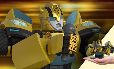 Gallery Feature Image of Transformers x Quiccs: Bumblebee Bust - Click to open image gallery