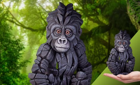 Gallery Feature Image of Baby Gorilla Figurine - Click to open image gallery