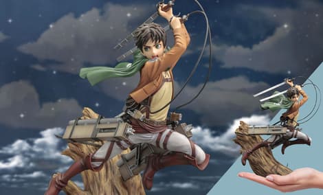 Gallery Feature Image of Eren Yeager (Renewal Package Variant) Statue - Click to open image gallery