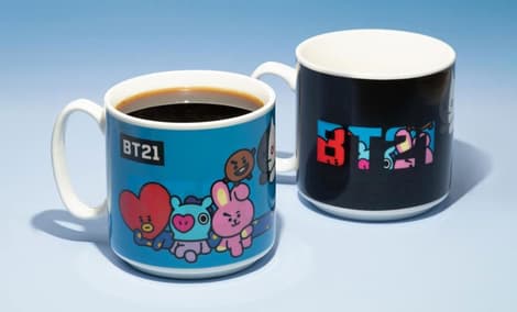 Gallery Feature Image of BT21 Heat Change Mug Mug - Click to open image gallery