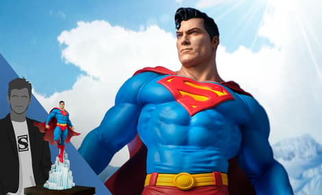 Gallery Feature Image of Superman Maquette - Click to open image gallery