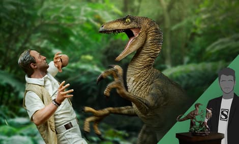 Gallery Feature Image of Clever Girl Deluxe 1:10 Scale Statue - Click to open image gallery