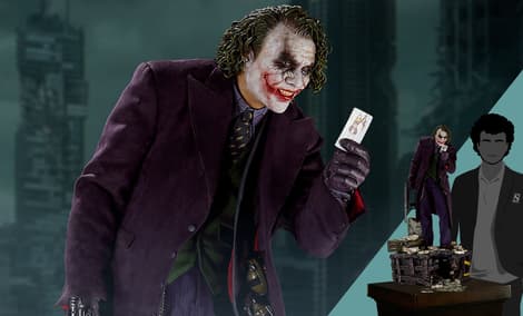 Gallery Feature Image of The Joker (Bonus Version) 1:3 Scale Statue - Click to open image gallery