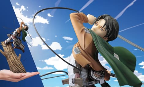 Gallery Feature Image of Levi (Renewal Package Variant) Statue - Click to open image gallery