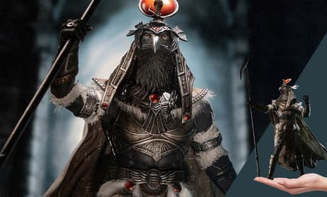 Gallery Feature Image of Ra the God of Sun (Silver) Sixth Scale Figure - Click to open image gallery