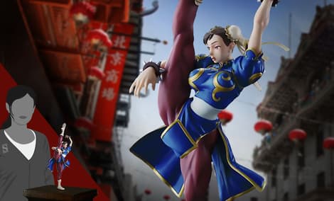 Gallery Feature Image of Chun-Li Statue - Click to open image gallery