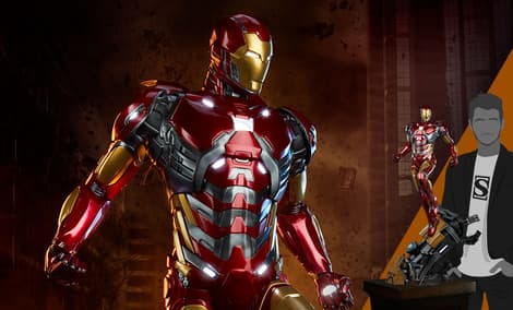 Gallery Feature Image of Iron Man 1:3 Scale Statue - Click to open image gallery