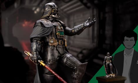 Gallery Feature Image of Darth Vader Industrial Empire Statue - Click to open image gallery