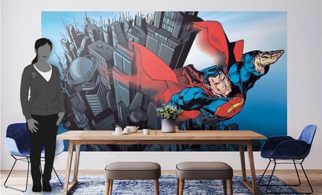Gallery Feature Image of Superman XL Wallpaper Mural Mural - Click to open image gallery