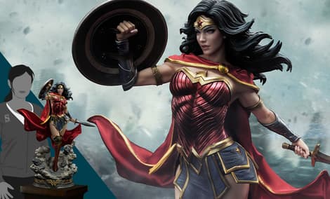 Gallery Feature Image of Wonder Woman (Rebirth Edition) 1:3 Scale Statue - Click to open image gallery