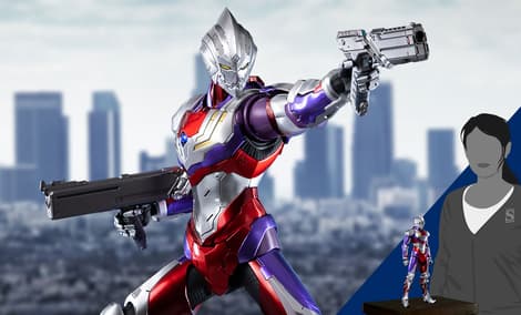Gallery Feature Image of Ultraman Suit Tiga Sixth Scale Figure - Click to open image gallery