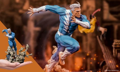 Gallery Feature Image of Quicksilver 1:10 Scale Statue - Click to open image gallery