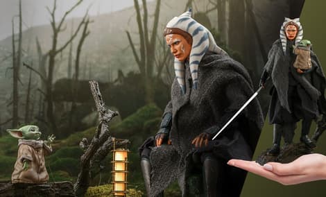 Gallery Feature Image of Ahsoka Tano and Grogu Sixth Scale Figure Set - Click to open image gallery
