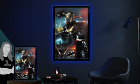 Gallery Feature Image of Zack Snyder’s Justice League #59C LED Poster Sign (Large) Wall Light - Click to open image gallery