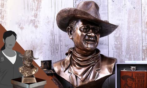 Gallery Feature Image of John Wayne Bust - Click to open image gallery