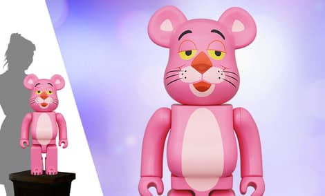Gallery Feature Image of Be@rbrick Pink Panther 1000% Bearbrick - Click to open image gallery