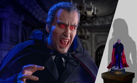 Gallery Feature Image of Count Dracula 2.0 (DX With Light) Statue - Click to open image gallery