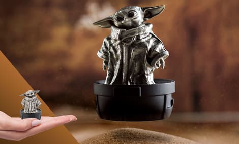 Gallery Feature Image of Grogu Limited Edition Figurine Pewter Collectible - Click to open image gallery