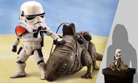 Gallery Feature Image of Dewback and Sandtrooper Action Figure - Click to open image gallery