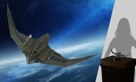 Gallery Feature Image of Romulan Vessel Model - Click to open image gallery