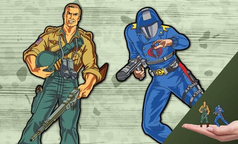 Gallery Feature Image of Duke x Cobra Commander Pin Set Collectible Pin - Click to open image gallery