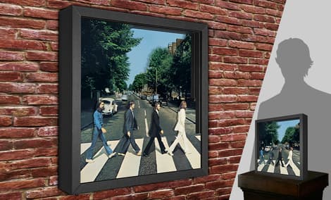 Gallery Feature Image of The Beatles Abbey Road Shadow box art - Click to open image gallery