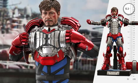 Gallery Feature Image of Tony Stark (Mark V Suit Up Version) Deluxe Sixth Scale Figure - Click to open image gallery