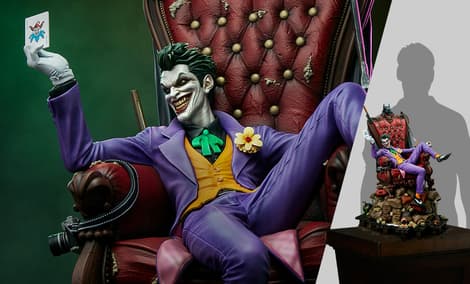 Gallery Feature Image of The Joker (Deluxe) Maquette - Click to open image gallery