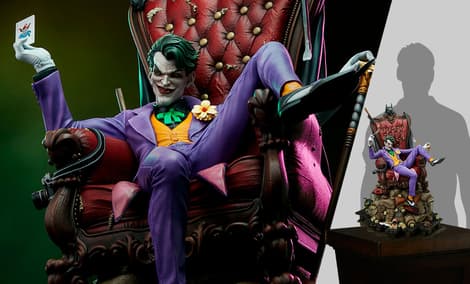 Gallery Feature Image of The Joker (Deluxe) Maquette - Click to open image gallery