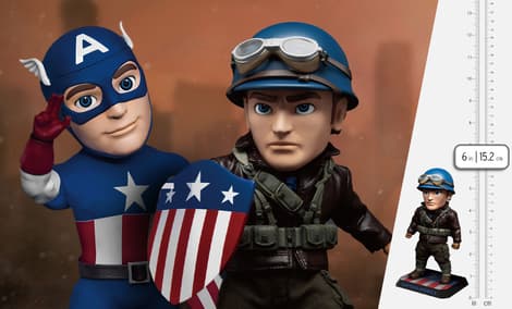Gallery Feature Image of Infinity Saga Captain America Deluxe Version Action Figure - Click to open image gallery