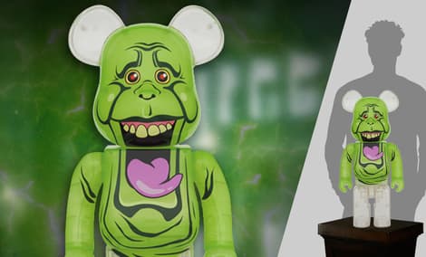 Gallery Feature Image of Be@rbrick Slimer (Green Ghost) 1000% Bearbrick - Click to open image gallery