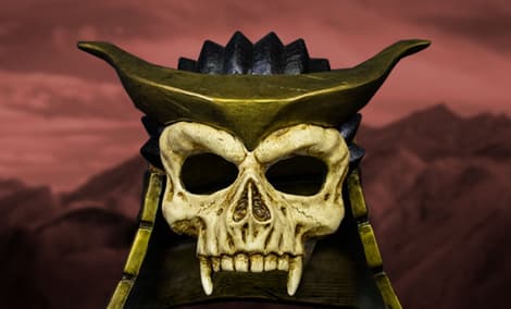 Gallery Feature Image of Shao Kahn Mask Prop Replica - Click to open image gallery