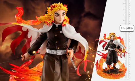 Gallery Feature Image of Kyojuro Rengoku Statue - Click to open image gallery