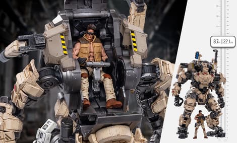 Gallery Feature Image of Steel Bone Mecha (Sand) Collectible Figure - Click to open image gallery