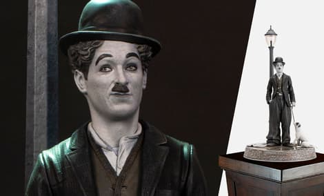 Gallery Feature Image of Charlie Chaplin “A Dog’s Life” Statue - Click to open image gallery