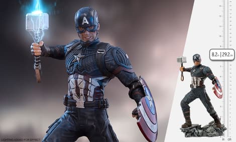 Gallery Feature Image of Captain America Ultimate 1:10 Scale Statue - Click to open image gallery