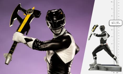 Gallery Feature Image of Black Ranger 1:10 Scale Statue - Click to open image gallery