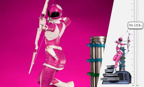Gallery Feature Image of Pink Ranger 1:10 Scale Statue - Click to open image gallery