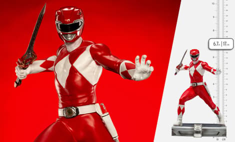 Gallery Feature Image of Red Ranger 1:10 Scale Statue - Click to open image gallery