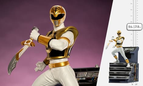 Gallery Feature Image of White Ranger 1:10 Scale Statue - Click to open image gallery