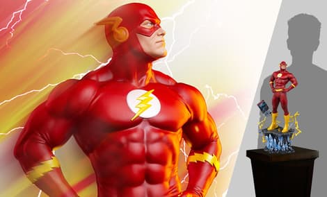 Gallery Feature Image of The Flash Maquette - Click to open image gallery