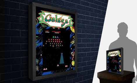 Gallery Feature Image of Galaga Shadow box art - Click to open image gallery