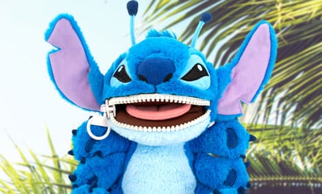 Gallery Feature Image of Stitch Zippermouth Premium Plush - Click to open image gallery