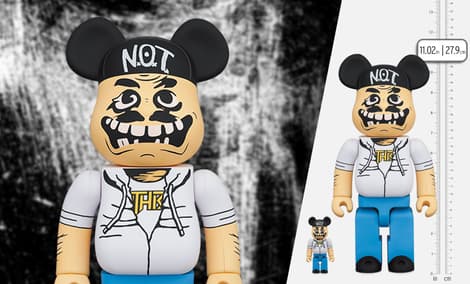 Gallery Feature Image of Be@rbrick Anthrax “NOTMAN” 100% and 400% Bearbrick - Click to open image gallery