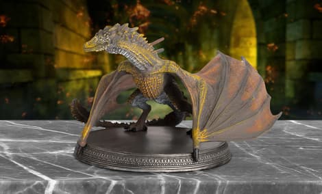 Gallery Feature Image of Viserion the Dragon Figurine - Click to open image gallery