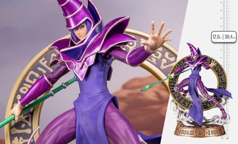 Gallery Feature Image of Dark Magician (Purple Variant) Statue - Click to open image gallery