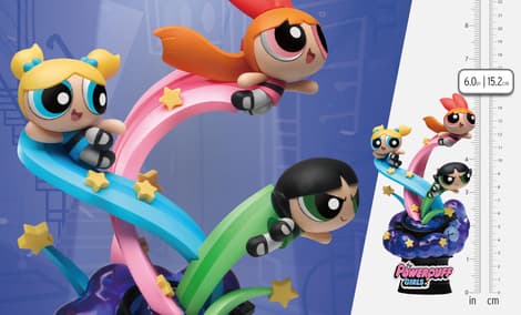 Gallery Feature Image of The Powerpuff Girls The Day is Saved D-Stage Statue - Click to open image gallery