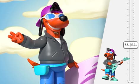 Gallery Feature Image of Poochie Figure - Click to open image gallery