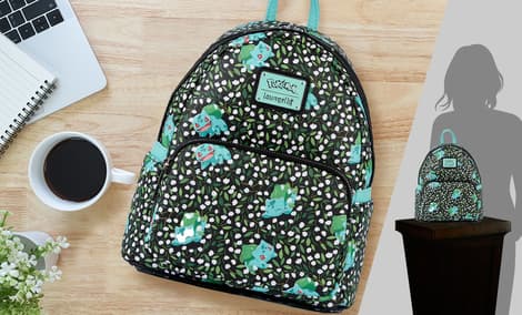 Gallery Feature Image of Bulbasaur Mini Backpack Backpack - Click to open image gallery