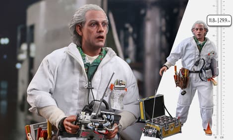 Gallery Feature Image of Doc Brown (Deluxe Version) Sixth Scale Figure - Click to open image gallery